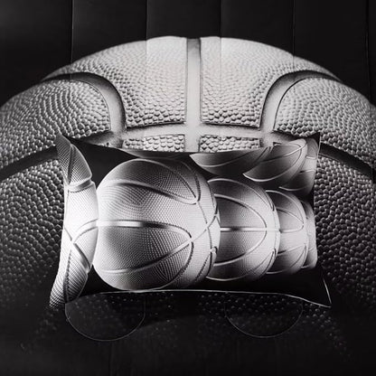 Basketball Comforter Set Queen Size for Boys Kids Teens All Season Sports Theme Basketball Bedding Sets Teenage Bedrooom Bed Set 3 Pieces with Pillowcases,