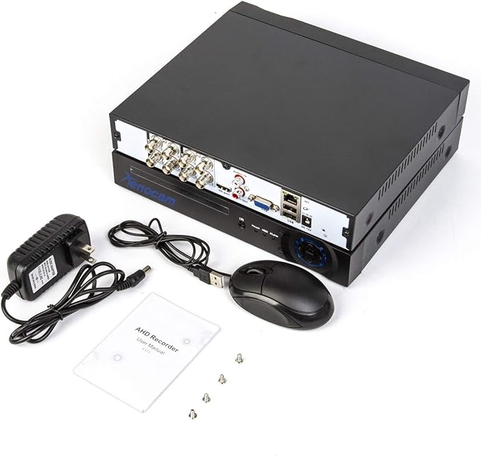 8CH 1080N Hybrid 5-in-1 AHD DVR (1080P NVR+1080N AHD+960H Analog+TVI+CVI) Standalone DVR CCTV Surveillance Security System Video Recorder Motion Detection HDD & Cameras not Included