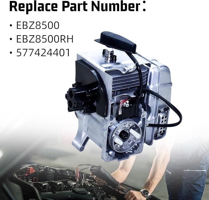 EBZ8500 Complete Engine Shortblock Assembly Compatible with Redmax EBZ8500 EBZ8500RH 577424401 Backpack Blower