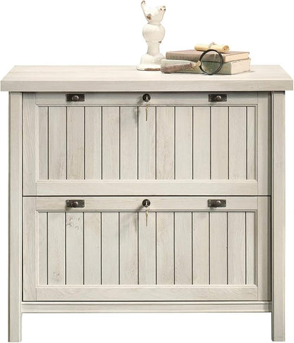 Sauder Costa Lateral File, Chalked Chestnut finish