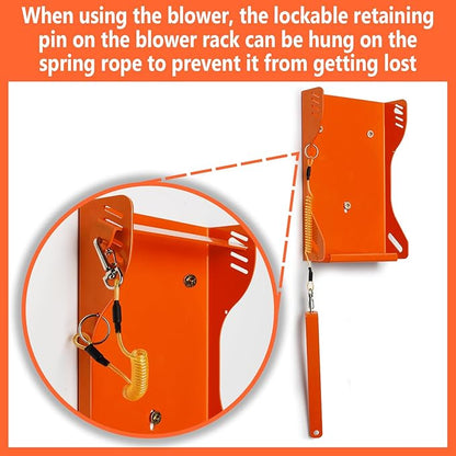 Blower Rack for Stihl BG-50,BG-56,BG-66,BG-86, Handheld Blower Holder Mount Rack