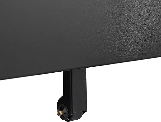 2 Drawer Mobile Lock and Casters,Pre-Assembled Metal Office Storage Filing Cabinets w/Anti-Dumping Fifth Round,for Letter/Legal/A4 Size,Black
