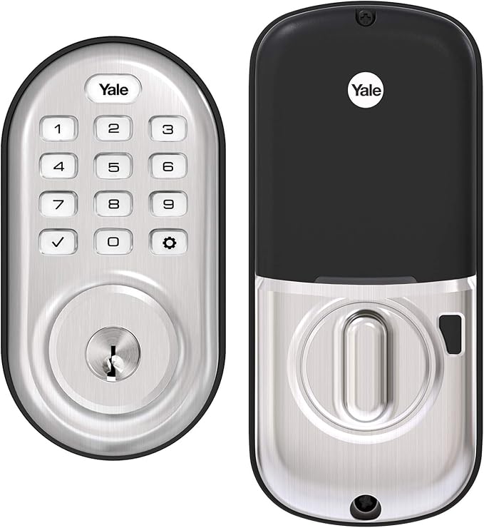 Yale Security Assure Lock - Keypad Door Lock in Satin Nickel