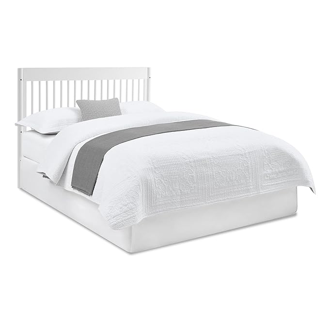 Delta Children Brooks 6-in-1 Convertible Crib - Greenguard Gold Certified, Bianca White