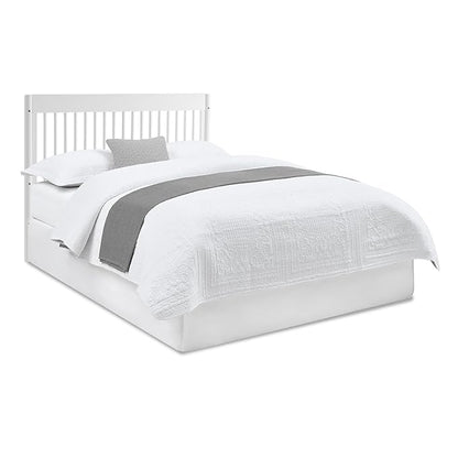 Delta Children Brooks 6-in-1 Convertible Crib - Greenguard Gold Certified, Bianca White