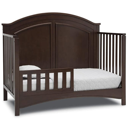 Delta Children Perry 6-in-1 Convertible Crib - Greenguard Gold Certified, Walnut Espresso
