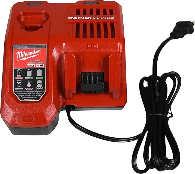 Milwaukee 2724-21HD M18 120 MPH 450 CFM 18V Brushless Cordless Handheld Blower Kit with 8.0 Ah Battery, Rapid Charger