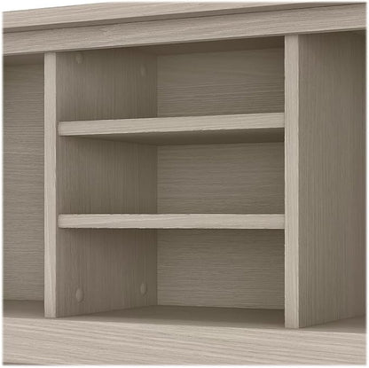 Bush Furniture Somerset 72W Desk Hutch in Sand Oak