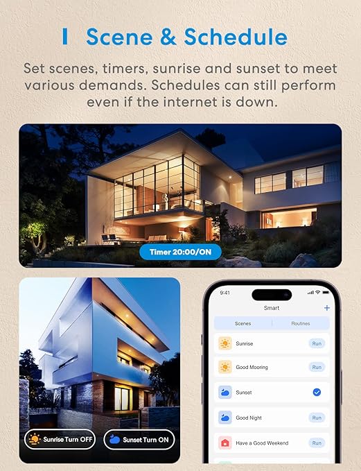 meross Smart Dimmer Switch Single Pole Supports Apple HomeKit, Alexa Google Assistant & SmartThings, 2.4GHz WiFi Light Switch for Dimmable LED, Neutral Wire Required, Remote Control Schedule, 1 Pack