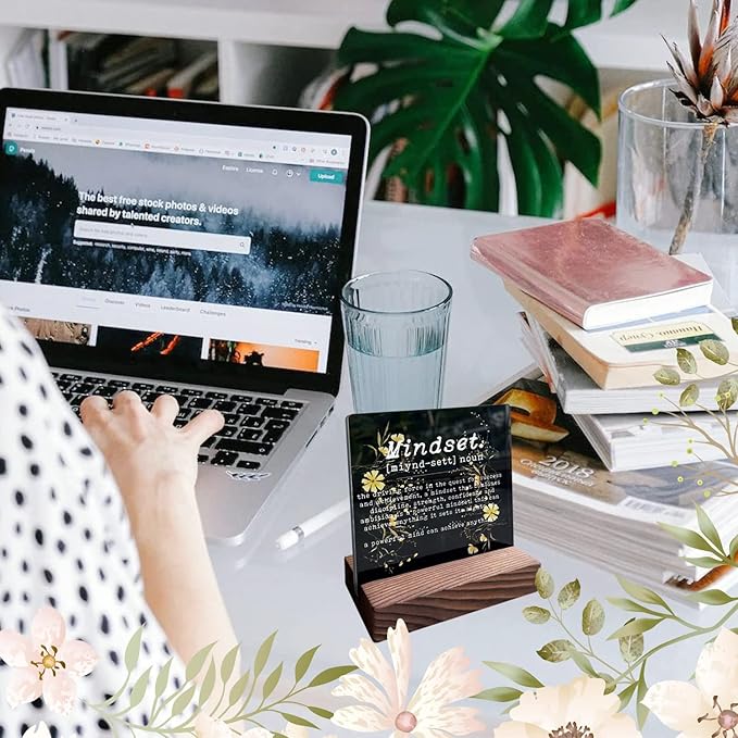 Inspirational Desk Decor for Women cute office accessories for women desk Appreciation Gifts Farewell Gifts for Boss Lady Friends Coworkers Office Shelf Bookshelf Decorations for Women ads5