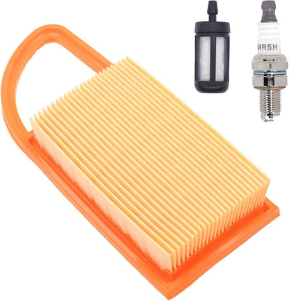 FitBest Air Filter Spark Plug Fuel Filter for Stihl BR500 BR550 BR600 BR700 Backpack Blower 4282 141 0300 4282 141 0300B