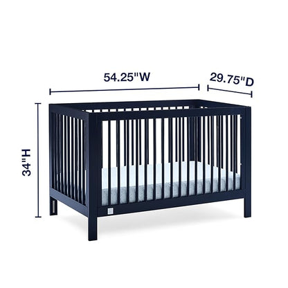 GAP babyGap Charlie 6-in-1 Convertible Crib - Greenguard Gold Certified, Navy
