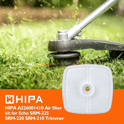 HIPA PB-200 Air Filter Tune Up Kit for ECHO Blower PB200 PB2100 ES-210 ES210 ES2100 PB201 ES2400 ES211 PB2455 PB2155 SHC211 SHC212 SHC1700 SHC210 SHC2100 Hedge Clipper