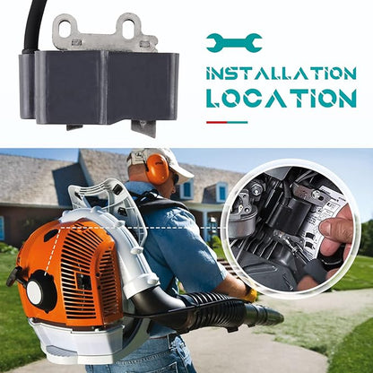 Ignition Coil Fits for Echo Backpack Blower ES-250 PB250LN, PB252, PB-250, ZF277-1, A411000501, A411000500