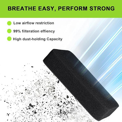 150BT Air Filter for Husqvarna 350BT 150 BT 560BTS 350BF 560BFS Replace 502844401 RedMax EBZ8500 EBZ6500 EBZ5150 EBZ5100 EBZ5100RH EBZ6500RH EBZ5100Q EBZ5150RH Backpack Blower with Fuel Filter