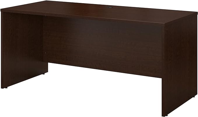 Bush Business Furniture Series C Credenza Desk, Computer Table for Home or Professional Office, 60W x 24D, Mocha Cherry