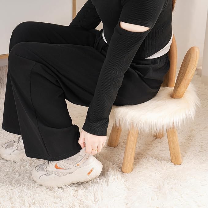 Wooden Toddler Chair Rabbit Stool Suitable for A Variety of Color Rest Stool for Any Room Decoration Game Room Cute Chair