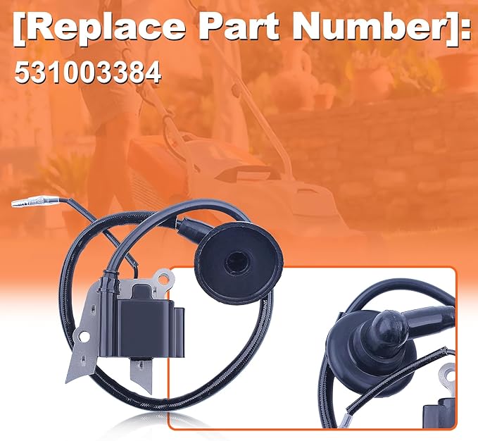Ignition Coil For Jonsered 531003384 For Husqvarna 145BT 145B Blower Part, Ignition Coil