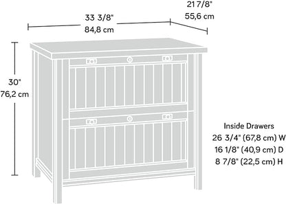 Sauder Costa Lateral File, Coffee Oak finish