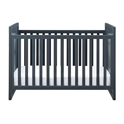 Baby Relax Miles 2-in-1 Convertible Crib, Graphite Blue