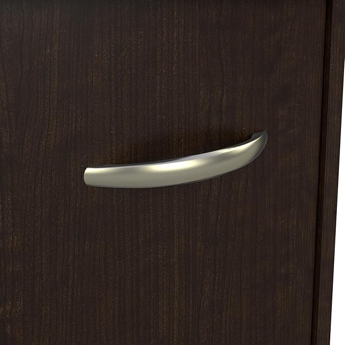 Bush Business Furniture Series C 3 Drawer Mobile File Cabinet in Mocha Cherry - Assembled