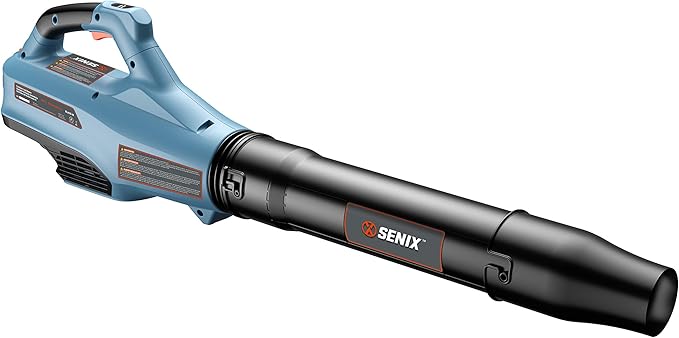 SENIX BLAX5-M-0 58 Volt 520 CFM Max, 129 MPH Max Cordless 3 Speed Blower with Turbo for Use B25X5 Lithium Ion Battery