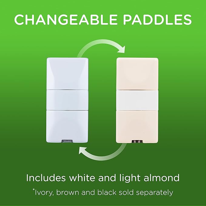 Enbrighten Z-Wave Smart Motion Sensor Light Indoor, On/Off, Vacancy/Occupancy Sensor, Includes White & Almond, Zwave Hub Required, Works with SmartThings, Wink, & Alexa, Smart Light Switch, 26931