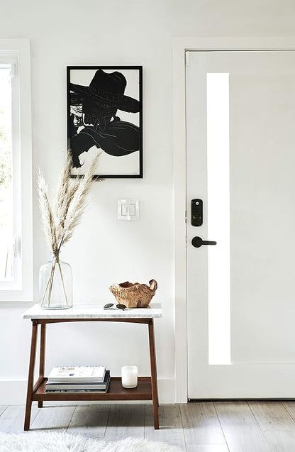 Yale Assure SL Deadbolt Smart Lock, Black Suede Keyless Entry Door Lock with Wi-Fi Connected Touchscreen for Front or Back Door, ‎YRD256-CBA-BSP