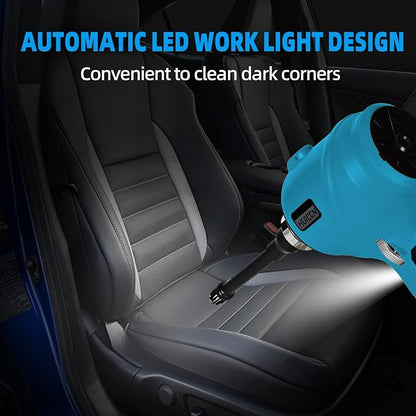 Cordless Dust Blower for Makita 18V Battery, Brushless Handheld Air Blower Compressed Air Duster 447 MPH for Garages Workshop Sawmill Room Home Cleaning(Battery Not Included)