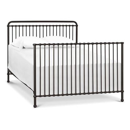 Namesake Winston 4-in-1 Convertible Metal Crib in Vintage Iron, Greenguard Gold Certified