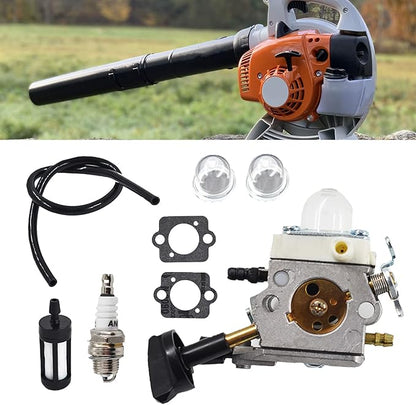 munirater Carburetor,Replacement for BG86 SH56 SH86 SH86C Carb Replacement for ZAMA C1M-S261B Leaf Blower with Primer Bulb Spark Plug Fuel Filter Gasket