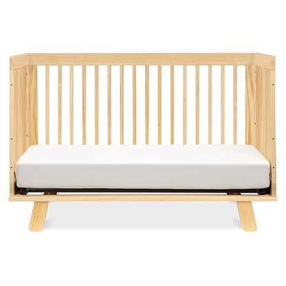 babyletto Hudson 3-in-1 Convertible Crib with Toddler Bed Conversion Kit in Natural, Greenguard Gold Certified