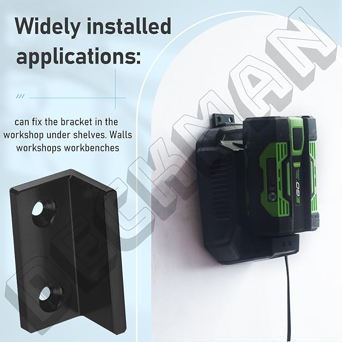 Charger Holders, for EGO Power CH2100 56-Volt Lithium-ion Standard Charger Holders, Keeps You Charger Secured for Storage, with Mounting Hardware