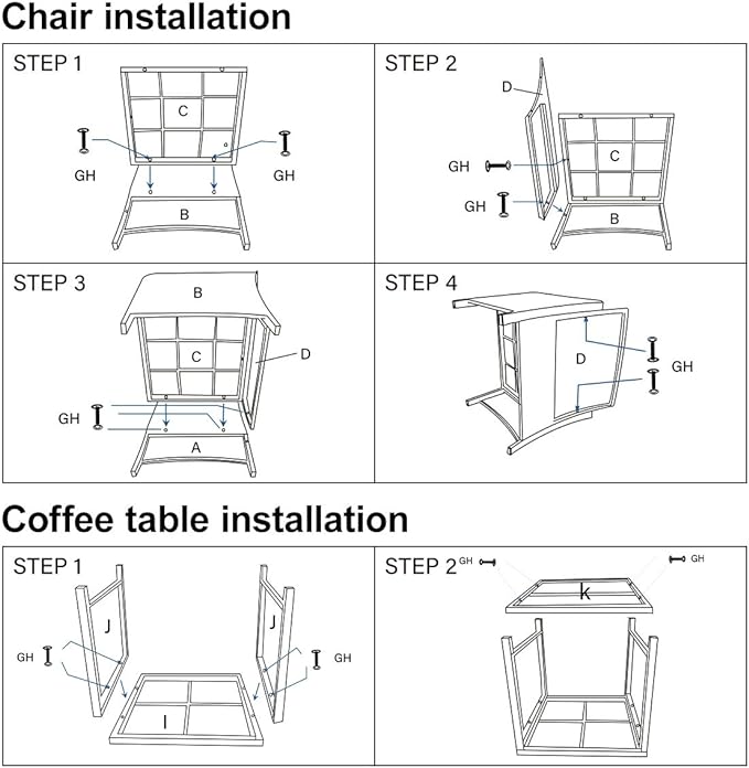 Pamapic 5 Pieces Wicker Patio Furniture Set Outdoor Patio Chairs with Ottomans Conversation Furniture with coffetable for Poorside Garden Balcony(Beige)