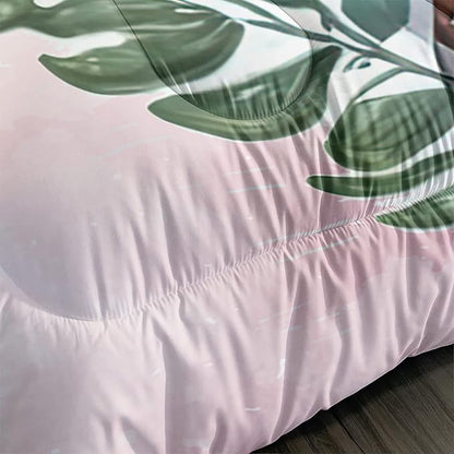 CVHOUSE Kawaii Cow Comforter Set Twin Size,Cute Pink Cow Bedding Set for Girls Kids,Kawaii Cow Quilt Set Pink Cow Duvet Set Girl's Bedroom Decor 3 Pieces