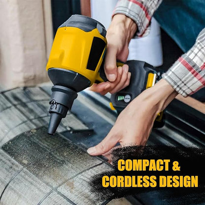 Cordless Dust Blower Compatible with Dewalt 20V Battery, Brushless Handheld Blower Cordless Sawdust Blower 447 MPH/39 CFM for Garages, Sawmill Room, Workshop Cleaning(Tool Only, No Battery)