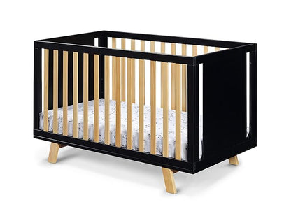 Suite Bebe Livia Convertible Crib in Black & Natural