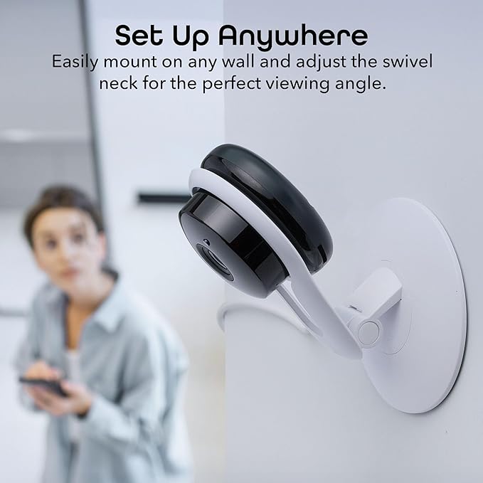 Geeni Aware 1080p HD Smart Camera – Indoor Home Security Camera – No Hub Required – Motion Detection Camera – Smart Camera Works with Amazon Alexa and Google Home, Requires 2.4 GHz Wi-Fi