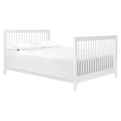 Babyletto Sprout 4-in-1 Convertible Crib with Toddler Bed Conversion Kit in White, Greenguard Gold Certified