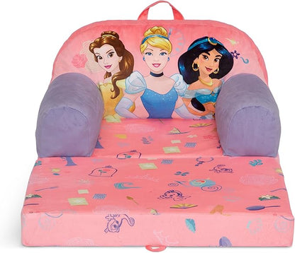 Delta Children Cozee Buddy Flip-Out Kids Chair, Disney Princess