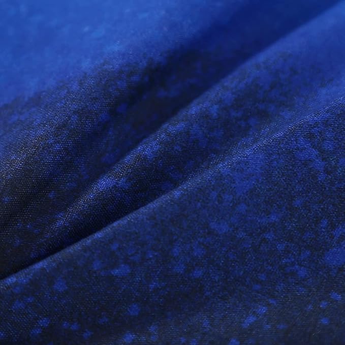 3PCS Blue Galaxy Comforter Set Queen Size, Bed in a Bag Summer Quilt Queen Size, Lightweight and Fade Resistant, Cute Bed Set for Boys Girls Toddler Kids and Teens, Queen