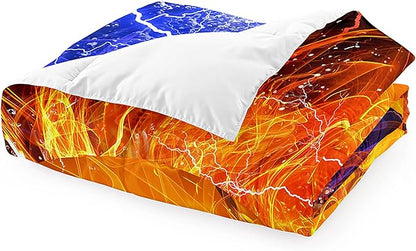 Basketball Comforter Set Twin Size Comforter Set for Boys Basketball Bedding Basketball Comforter Set Sport Microfiber Twin Bedding Set for Kids Boys Teens, 1 Comforter+1 Pillowcase