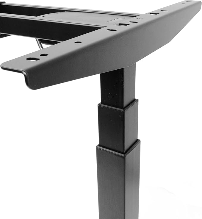 ApexDesk K Series Dual Motor Electric Adjustable Standing Computer Desk for Home and Office Width and Height Adjustable (Black Frame only)