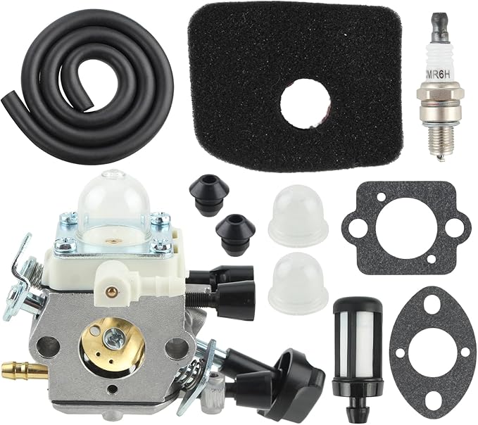 AUTOKAY C1M-S261B Carburetor with Primer Bulb Fuel Filter Air Filter Spark Plug for STIHL SH86 SH86C BG86 BG86CE BG86Z BG86CEZ Blower 4241 120 0616