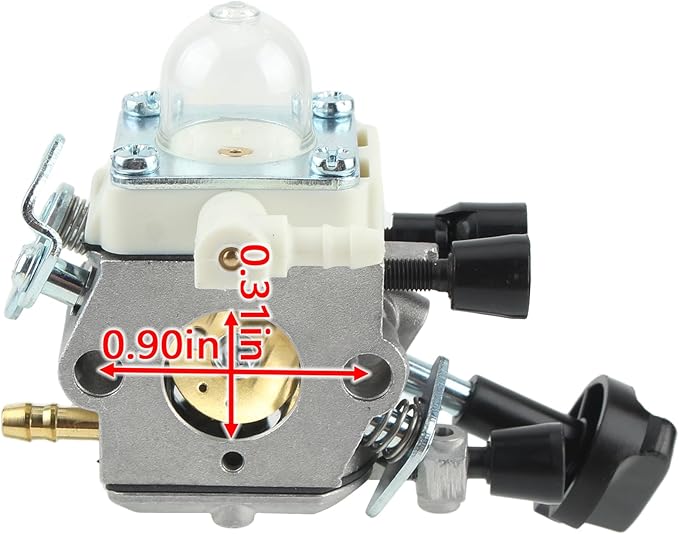 AUTOKAY C1M-S261B Carburetor with Primer Bulb Fuel Filter Air Filter Spark Plug for STIHL SH86 SH86C BG86 BG86CE BG86Z BG86CEZ Blower 4241 120 0616