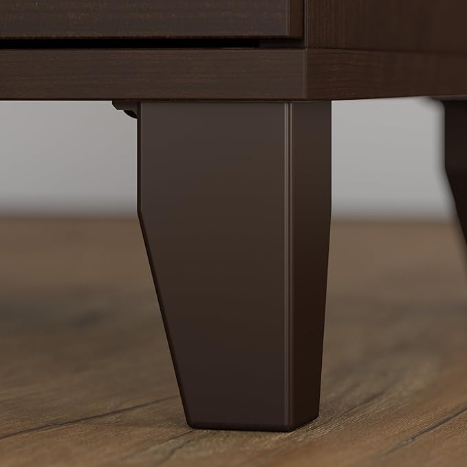 Bush Furniture Somerset 2 Drawer Lateral File Cabinet in Mocha Cherry