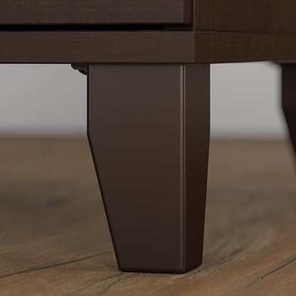 Bush Furniture Somerset 2 Drawer Lateral File Cabinet in Mocha Cherry
