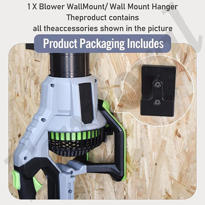 Blower Wall Mount/ Wall Mount Hanger for EGO Leaf Blower 765 CMF Power+ LB7654, Plastic Wall Holder Wall Bracket for Hanging Leaf Blower