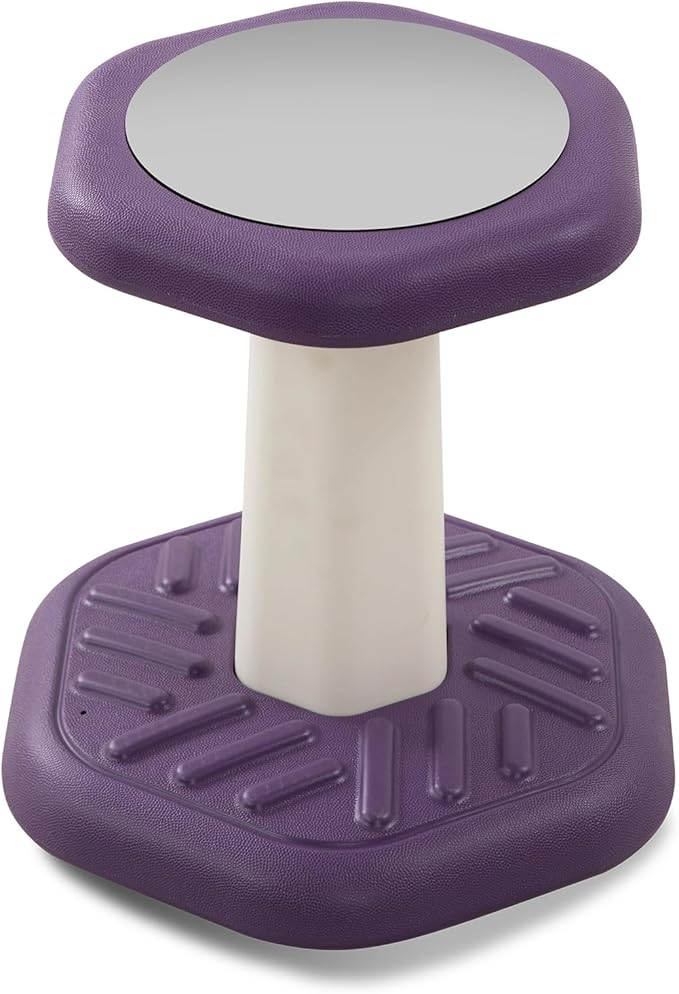 Wobble Chair for Kids, Wiggle Stool Flexible Seating Classroom, Improves Focus& Attention, Posture & ADHD Chair, Ages 3-8