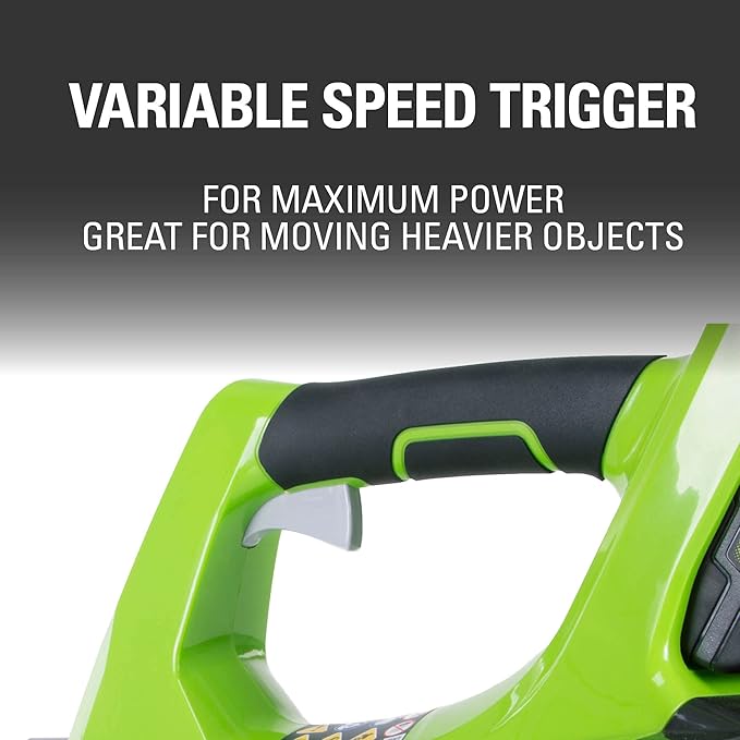 Greenworks 24V Axial Blower (100 MPH / 330 CFM), 2.0Ah Battery and Charger
